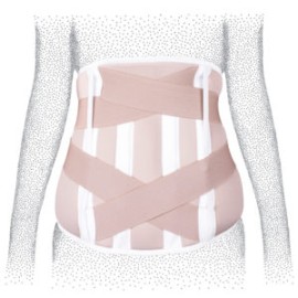 FAJA SACROLUMBAR REFORZADA ENTALLADA