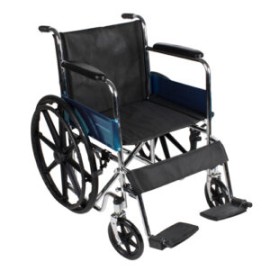 SILLA DE RUEDAS CON DESCANSA PIES DESMONTABLE
